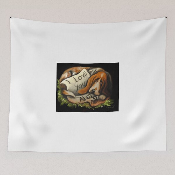 Item preview, Basset Hound Dog~I LOVE you ALOT~~Note designed and sold by shinerdog.