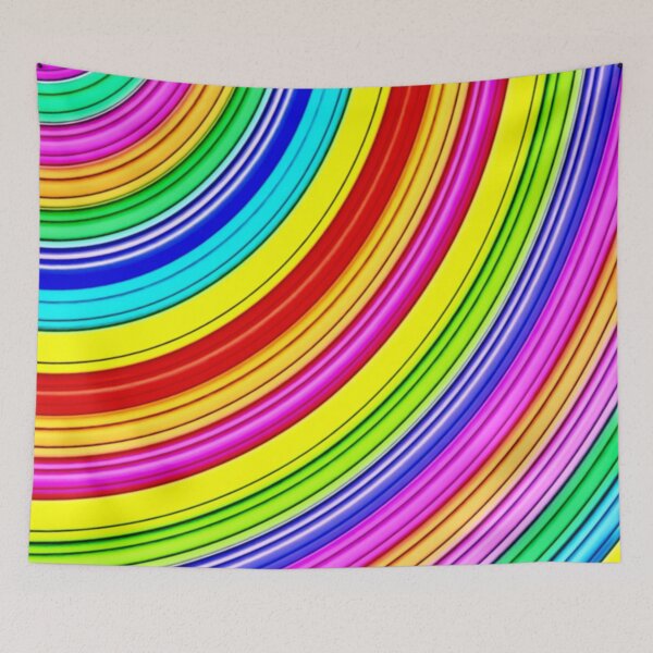 Item preview, Psychedelic Rainbow Wave Pulse Pattern  designed and sold by William Wraithe.
