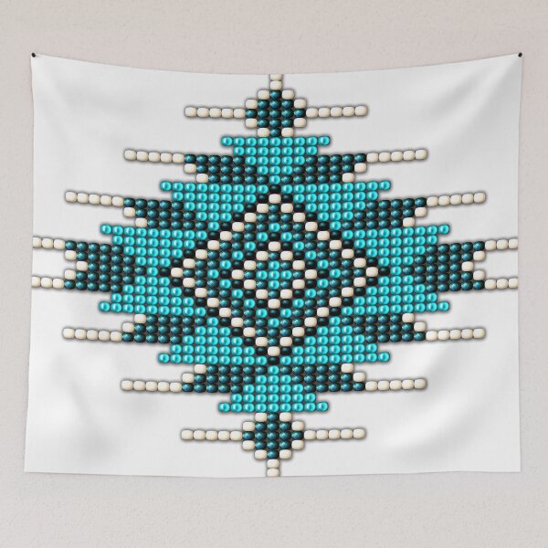 Item preview, Turquoise Native American-Style Sunburst designed and sold by Naumaddic Arts.