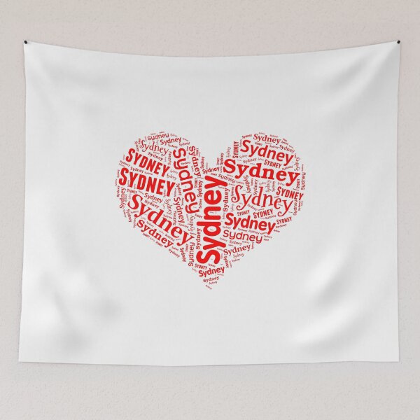 Item preview, Sydney - Red Heart designed and sold by flylikeakiwinz.
