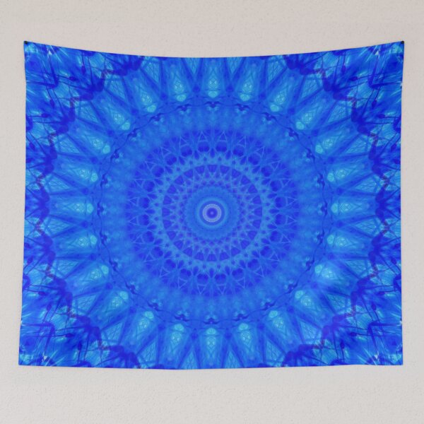 Item preview, Detailed blue mandala designed and sold by JBlaminsky.