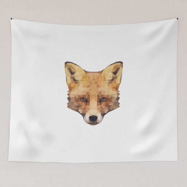 Item preview, geometric fox designed and sold by meghadley.