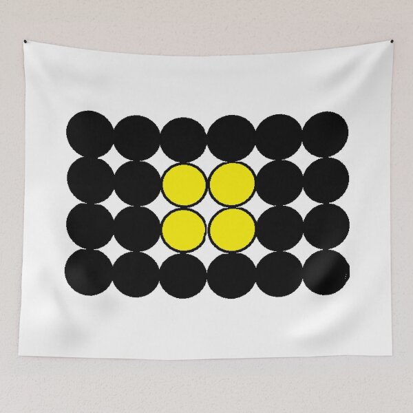 Item preview, black and yellow circles designed and sold by joshsswagstuff.