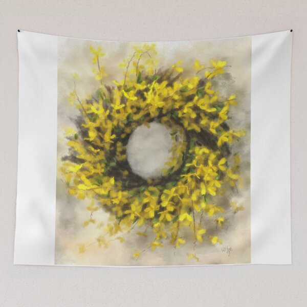 Item preview, Forsythia Wreath designed and sold by Lois  Bryan.