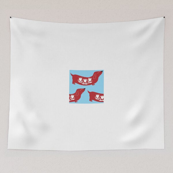 Item preview, dachshund - red white blue designed and sold by Laura Wright.