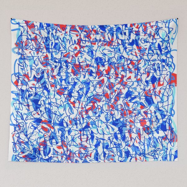 Item preview, Blue White Red French Graffiti designed and sold by seitoung.