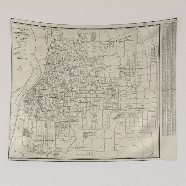 Item preview, Vintage Map of Memphis Tennessee (1911) designed and sold by BravuraMedia.