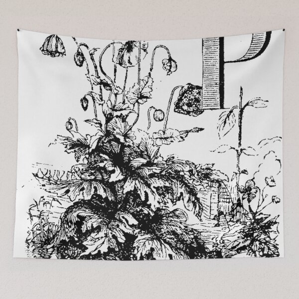 Item preview, Garden Alphabet Letter P designed and sold by Quill-n-Ink.