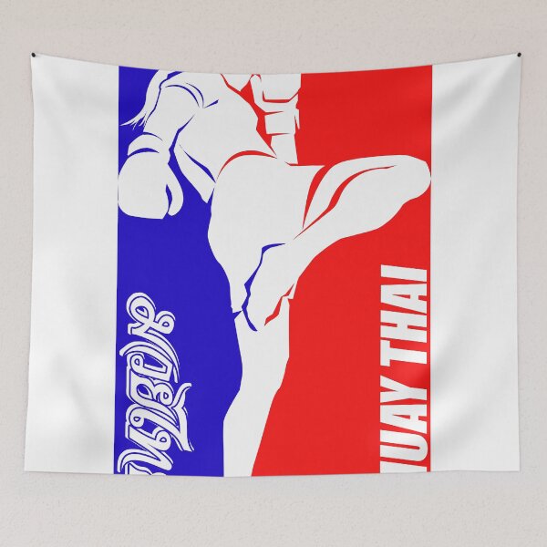 Item preview, muay thai fighter thailand martial art sport logo badge sticker shirt designed and sold by lu2k.