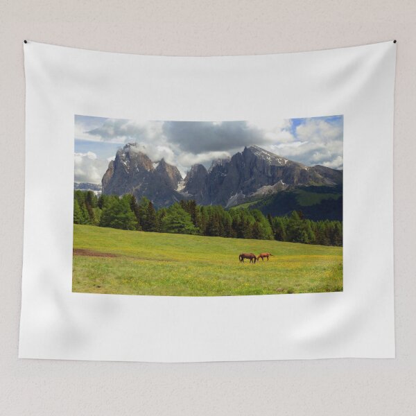 Item preview, Horses at the Seiser Alm designed and sold by annalisa56.