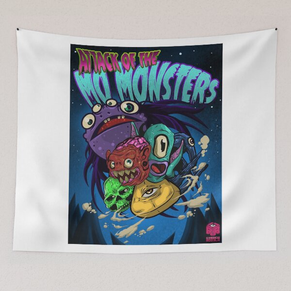 Item preview, ATTACK OF THE MOMONSTERS designed and sold by Gerkyart.