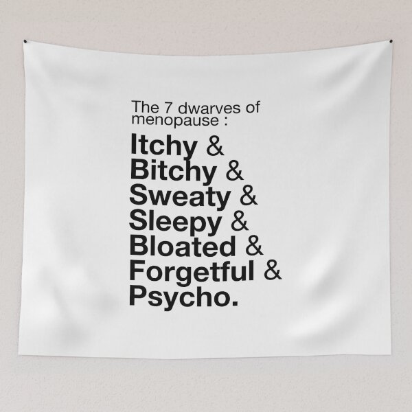 Item preview, The Seven Dwarves Of Menopause designed and sold by makari.