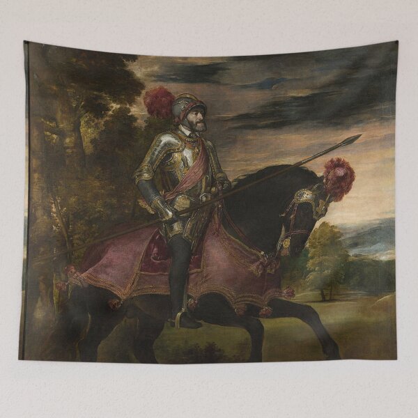 Item preview,   Emperor Knight Carlos V en Mühlberg on horseback, by Titian  designed and sold by Vintage Designs +.