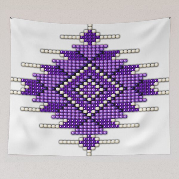 Item preview, Purple Native American-Style Sunburst designed and sold by Naumaddic Arts.
