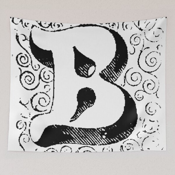 Item preview, Block Alphabet Letter B designed and sold by Quill-n-Ink.
