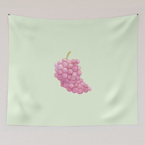 Item preview, Red Grapes V2 Green Background designed and sold by aurin.
