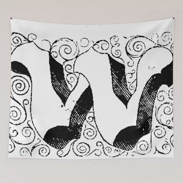 Item preview, Block Alphabet Letter W designed and sold by Quill-n-Ink.