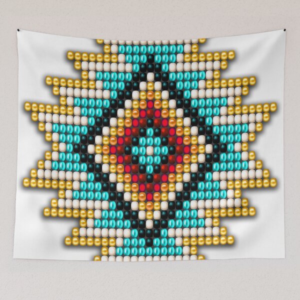 Item preview, Native American-Style Rainbow Sunburst designed and sold by Naumaddic Arts.