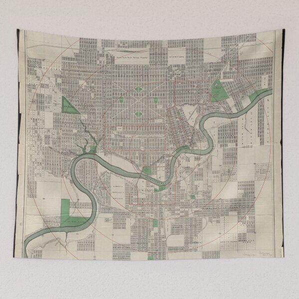 Item preview, Vintage Map of Edmonton Canada (1912) designed and sold by BravuraMedia.