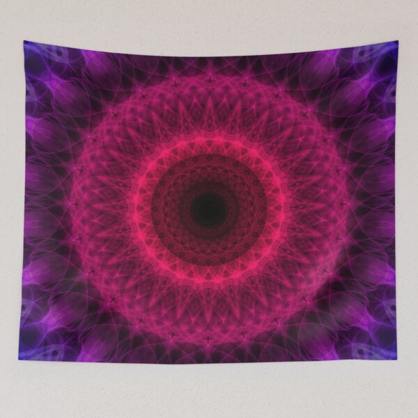 Item preview, Mandala in pink, blue and violet colors designed and sold by JBlaminsky.