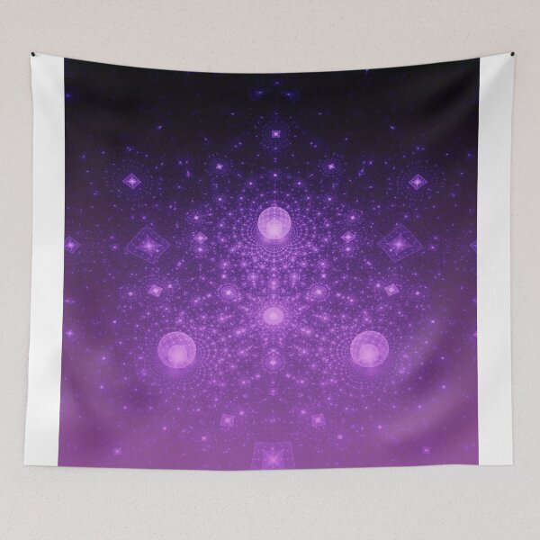 Item preview, Pink and purple fractal pattern - Titled Purple Mystic designed and sold by traceyeverart.