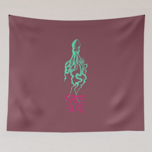 Item preview, Vintage Octopus Free Hugs designed and sold by alphaville.