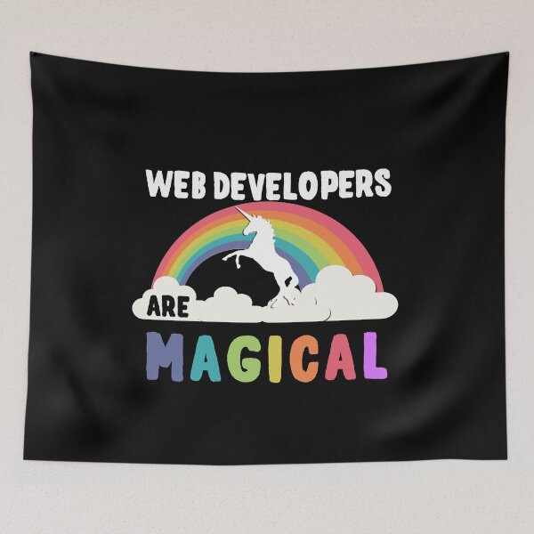 Item preview, Web Developers Are Magical designed and sold by flippinsg.