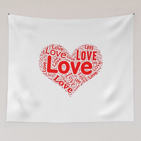 Item preview, Love - Red Heart designed and sold by flylikeakiwinz.