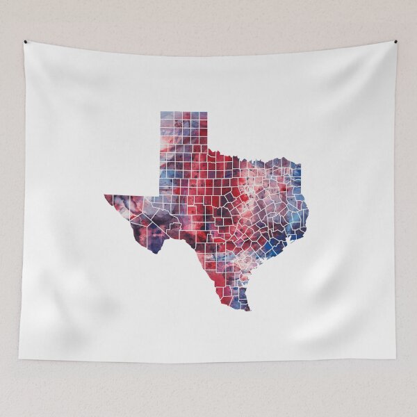 Item preview, Texas Watercolor Map designed and sold by ArtPrints.