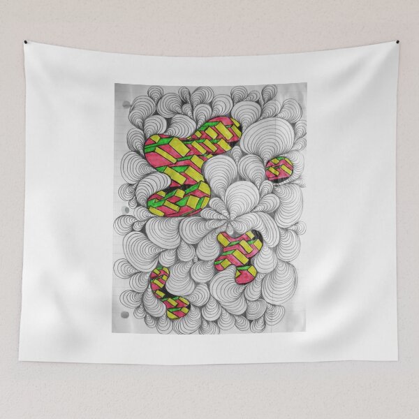 Item preview, Doodle Portals to Cube Land designed and sold by TeneseKeshi.