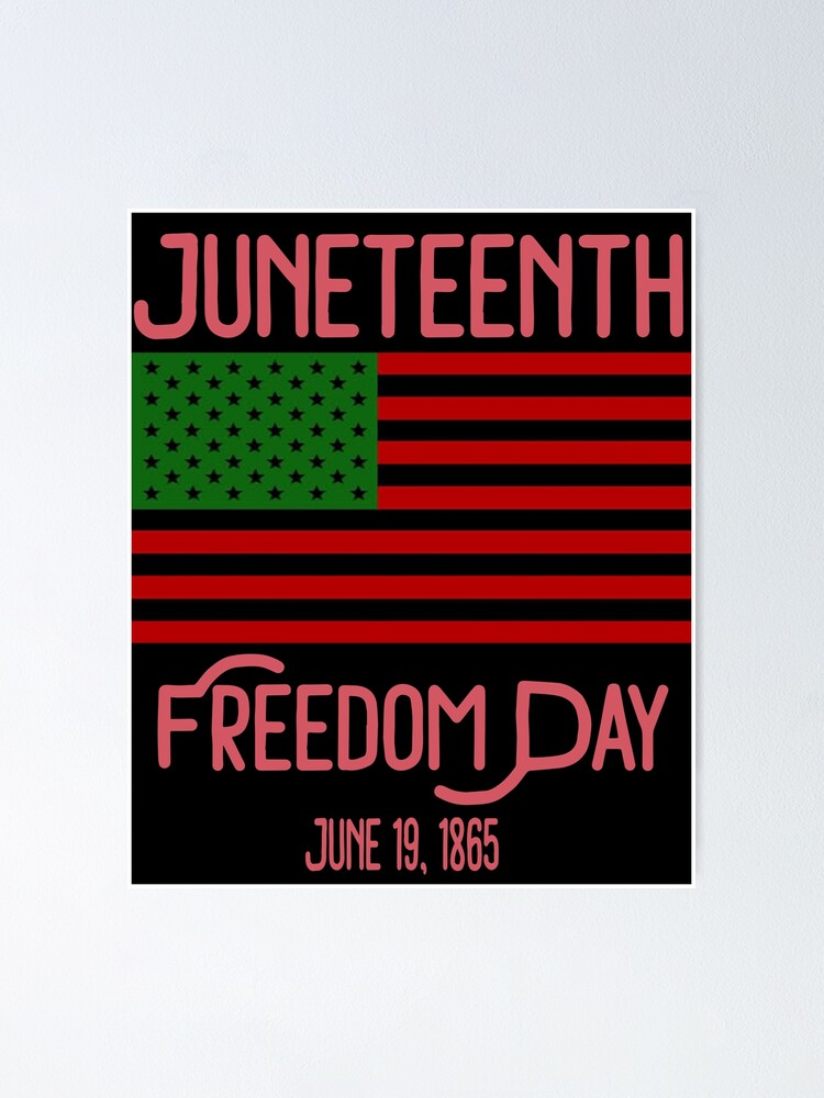 juneteenth day american flag with pan african colors