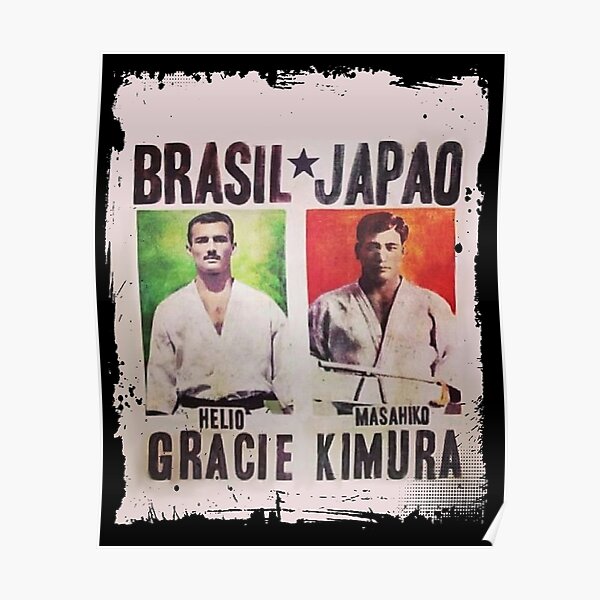Grand Master Gracie vs Masahiko Kimura Fight Poster Poster
