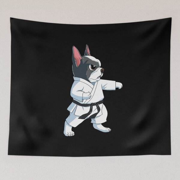 Item preview, This Dog karate French Bulldog design is the perfect gift for martial artists who loves Taekwondo or Kung Fu designed and sold by alwe-designs.