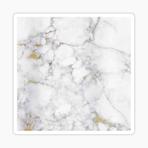 Item preview, Faux Gold Veins on Gray and White Marble I designed and sold by MysticMarble.