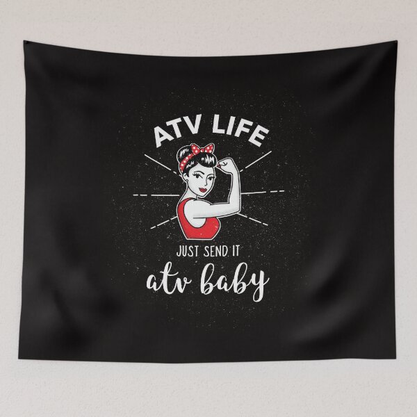 Item preview, ATV Baby Shirt ATV Life Just Send It Shirt 4 Wheeling Quad T Shirt designed and sold by shoutoutshirtco.
