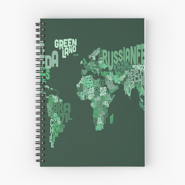 Item preview, Text Map of the World Map designed and sold by ArtPrints.
