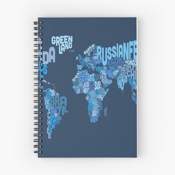 Item preview, Text Map of the World Map designed and sold by ArtPrints.