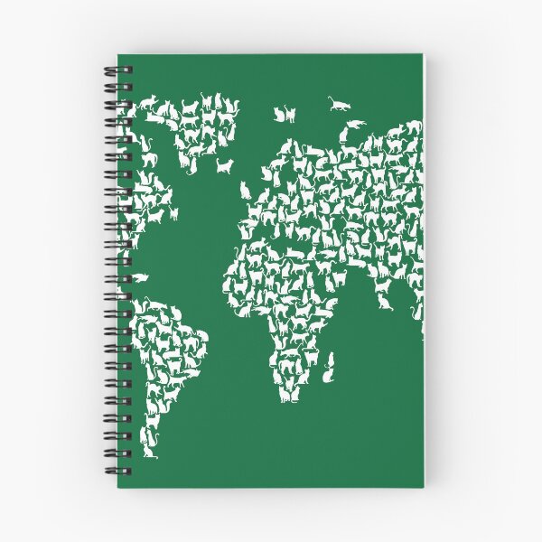 Aperçu de l'œuvre Copy of Cats Map of the World Map créée et vendue par ArtPrints.
