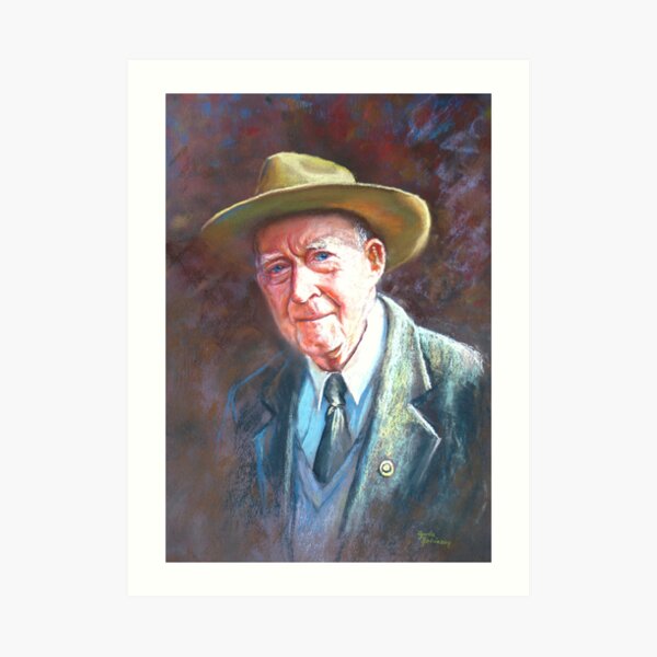 'Portrait of Tom Tehan' Art Print