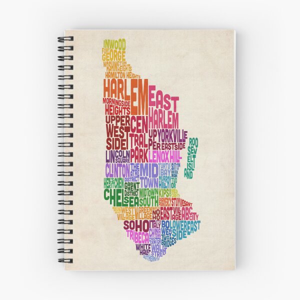 Item preview, Manhattan New York Typography Text Map designed and sold by ArtPrints.