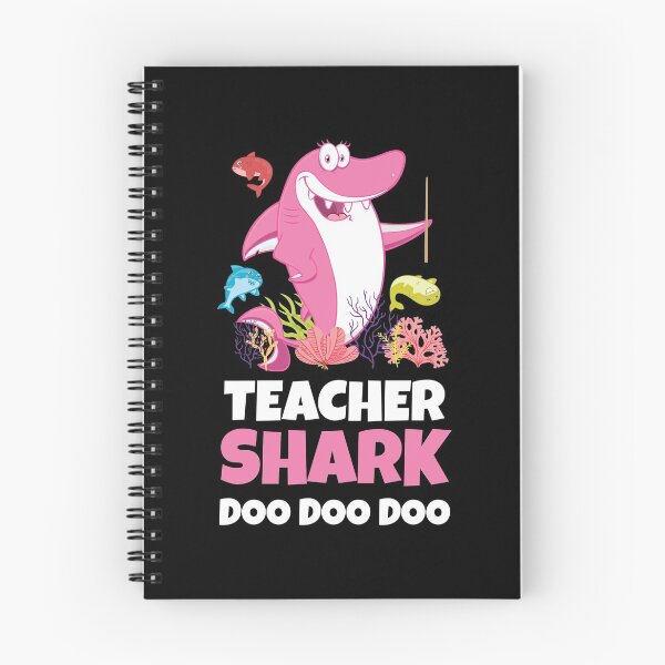 Item preview, Teacher Shark Funny Pink Fish School Woman designed and sold by LarkDesigns.