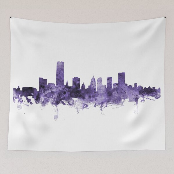 Aperçu de l'œuvre Oklahoma City Skyline créée et vendue par ArtPrints.