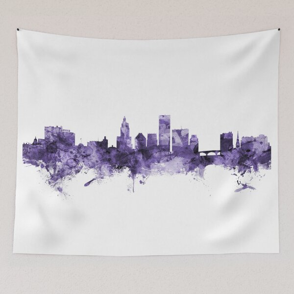 Item preview, Providence Rhode Island Skyline designed and sold by ArtPrints.