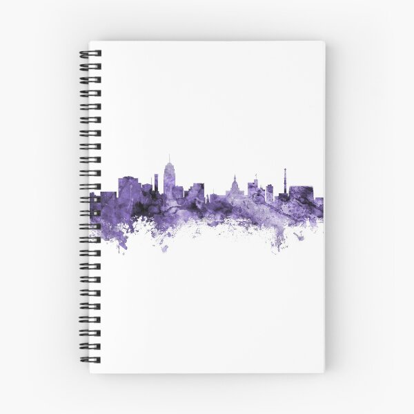 Item preview, Lansing Michigan Skyline designed and sold by ArtPrints.