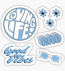 Light Blue Sticker Pack - hübsch und inspirierend! Sticker