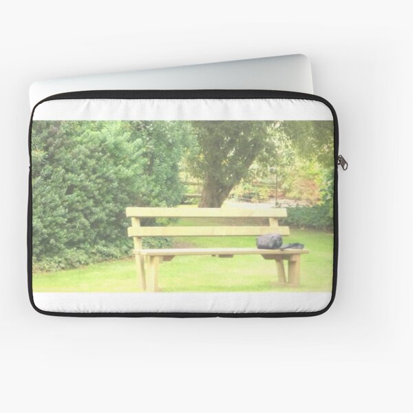 Empty bench Laptop Sleeve