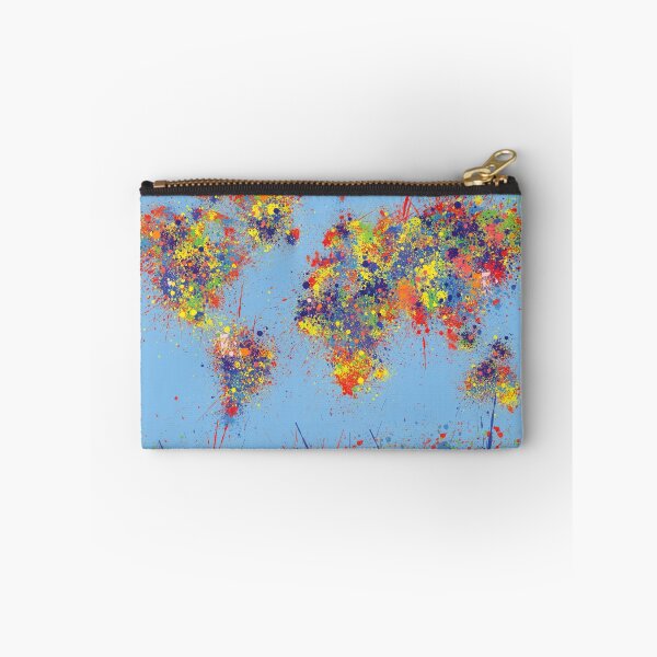 Item preview, World Map brush strokes designed and sold by BekimART.