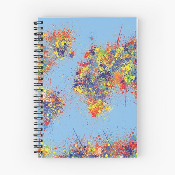 Item preview, World Map brush strokes designed and sold by BekimART.