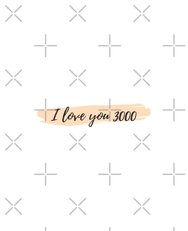 I Love You 3000 Ipad Case Skin By Hilaarya Redbubble