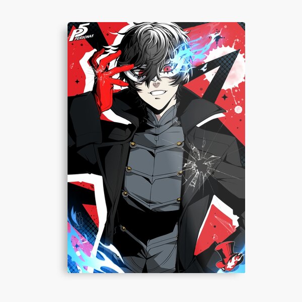 JOKER PERSONA 5' Poster, picture, metal print, paint by black kizz